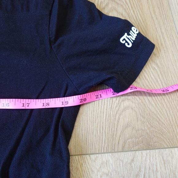 True Religion “Overtime” XL Black Pocket Tee • Horseshoe Stitch • Crew Neck Mens - Picture 5 of 6